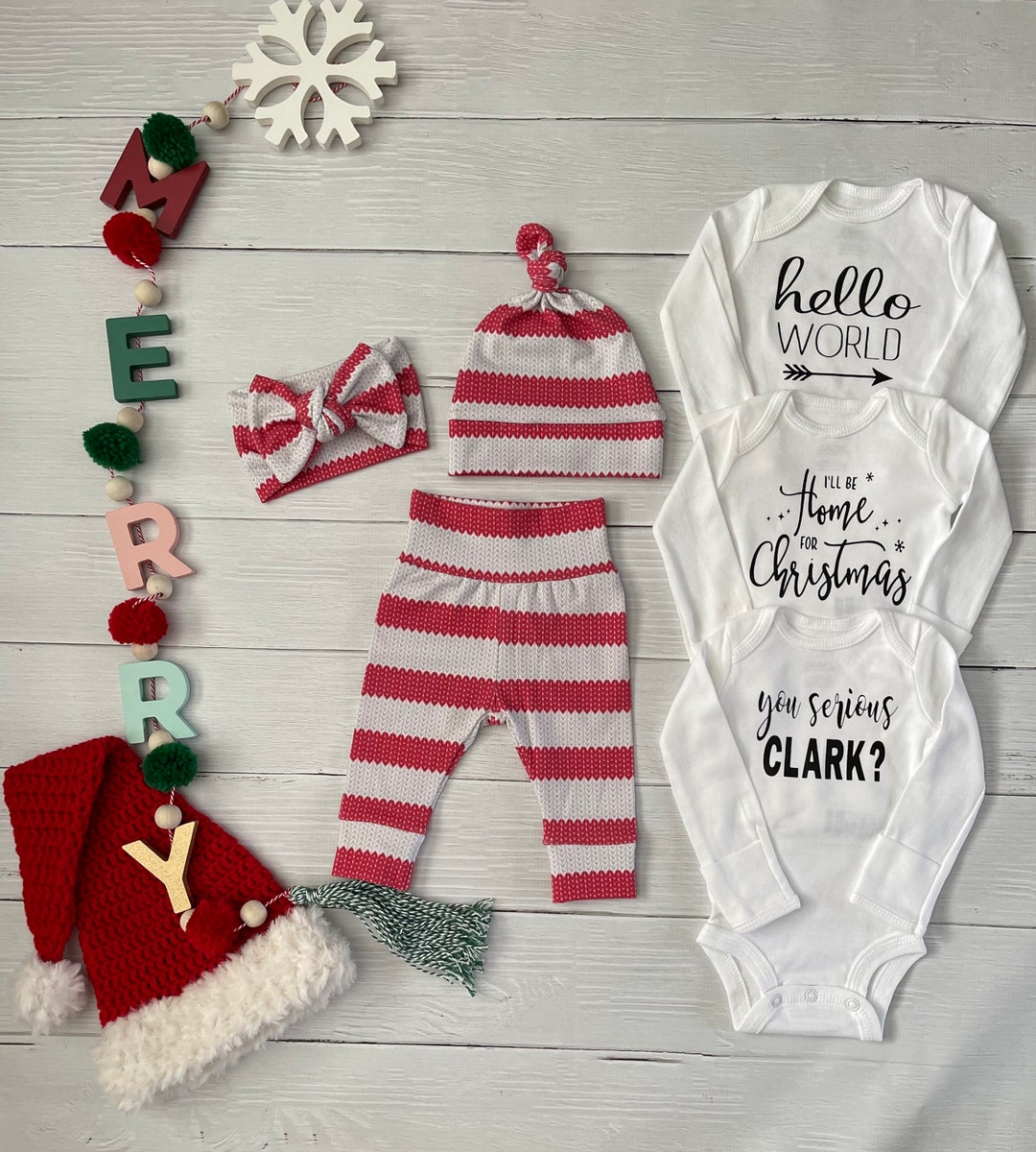 Babies First Christmas Outfit Baby Christmas Holiday Party - Etsy