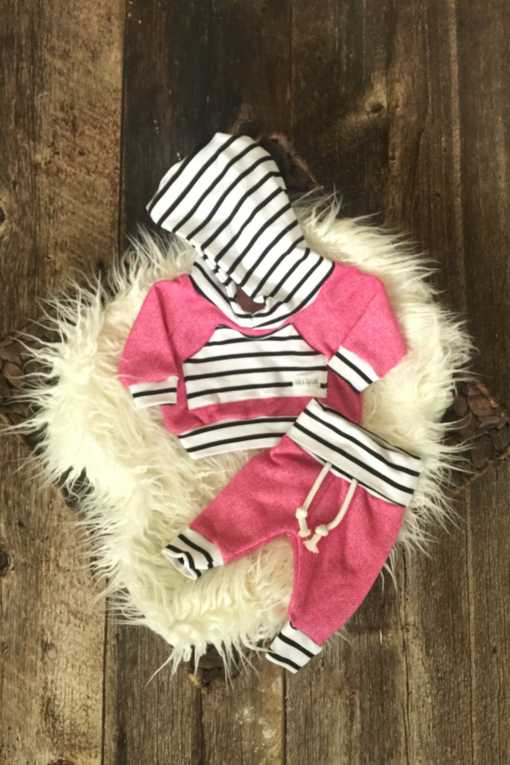 Rose Pink Baby Jogger Set Newborn Baby Girl Jogger Set Baby Etsy