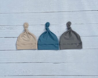 Newborn baby boy beanie bundle, fall beanies for boys, beanies for babies, baby boy photography beanie, baby boy shower gift,