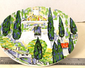 Platos de ensalada Gustav Klimt – Juego de 3 platos de cerámica artística