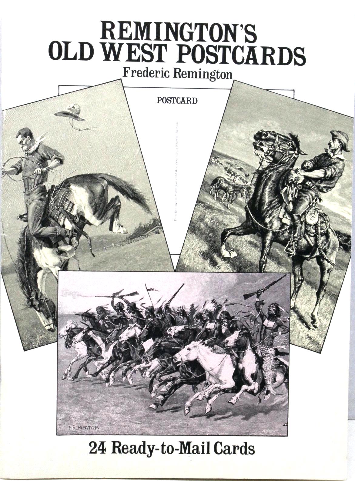 24 Frederic Remington– Postcard Prints by Old West Artist READY-TO