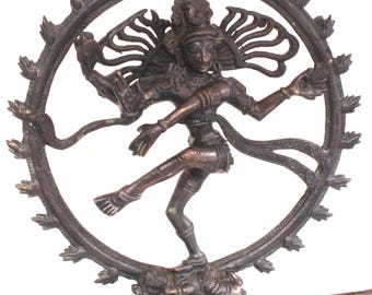 11.75" Nataraja Bronze Lord Shiva Statue: Hindu God of Dance