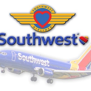 Southwest Airlines 2015 Logo Handmade 3.25&quot;x2.25&quot; Fridge Magnet (LM14056)