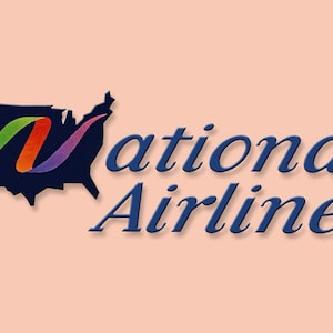 National  Airlines Logo Fridge Magnet (LM14031)