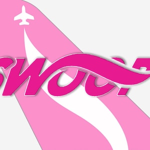 Swoop Airlines Logo Handmade 3.25&quot;x2.25&quot; Fridge Collectible Magnet (LM14185)