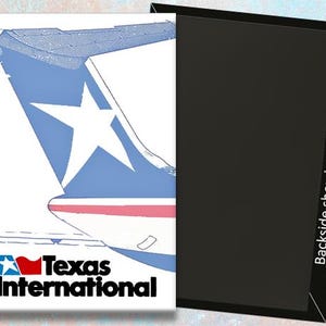 Texas International Airlines Logo Fridge Magnet (LM14046)