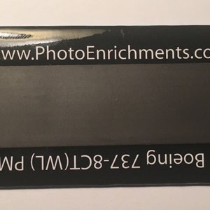 Western Global Airlines, McDonnell Douglas MD-11F, handgemaakte koelkastmagneet in kleur van 2 x 5 inch (PMT1749) afbeelding 3