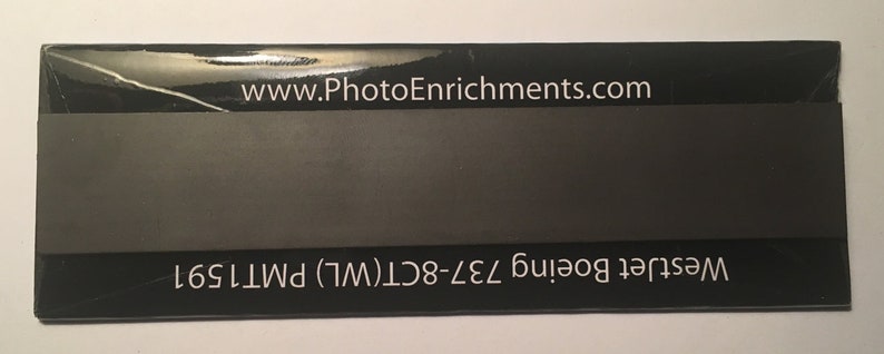 Western Global Airlines, McDonnell Douglas MD-11F, handgemaakte koelkastmagneet in kleur van 2 x 5 inch (PMT1749) afbeelding 3