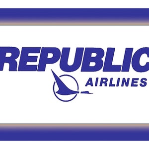 Magnes na lodówkę z logo linii lotniczych Republic Airlines (LM14033)