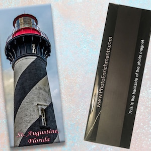 St. Augustine, Florida Leuchtturm handgemacht 5,1 cm x 12,7 cm Kühlschrankmagnet (PML4750)
