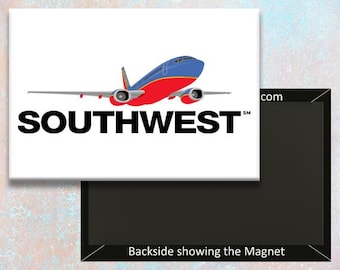 Southwest Airlines Logo Fridge Magnet (LM14017)
