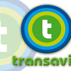 Transavia luchtvaartmaatschappij logo handgemaakte 3,25"x2,25" verzamelbare koelkastmagneet (LM14090)