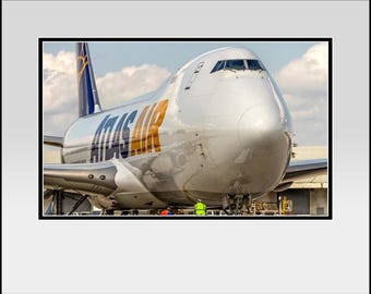 Atlas Air Boeing 747 16&quot; x 20&quot; Photograph (APPL10015)