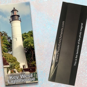 Magnete da frigorifero fatto a mano con faro di Key West Florida, 5,1 x 12,7 cm (PML4760)