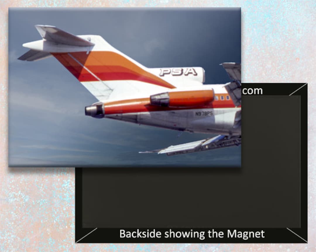 PSA Boeing 727 Tail Logo Handmade 3.25