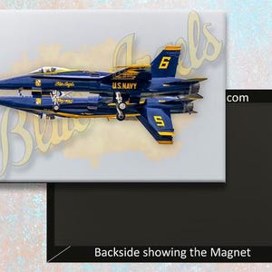 US Navy Blue Angels Aircraft Handmade 3.25&quot; x 2.25&quot; Fridge Magnet (PMW12009)