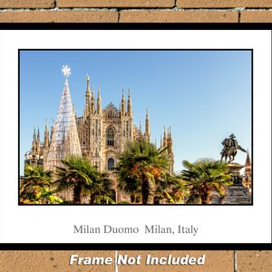 Milan Duomo Cathedral Milan Italy 11&quot; x 14&quot; Color Photograph (MXP1912345511x14)