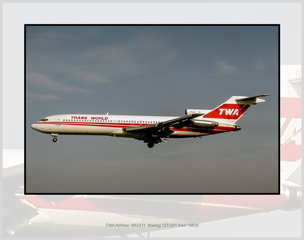 TWA Airlines Boeing 727-231 11