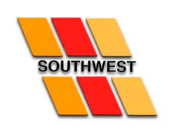 Southwest Airlines Logo Fridge Magnet (LM14083)
