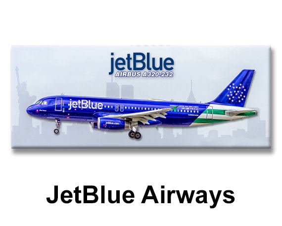 El actual Isla de Alcatraz Puede ser calculado JetBlue NYC Police Blue Finest Airbus A320 Handmade - Etsy España