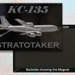 US AIr Force KC-135 Stratotanker Handmade 3.25&quot; x 2.25&quot; Fridge Magnet (PMW12025)