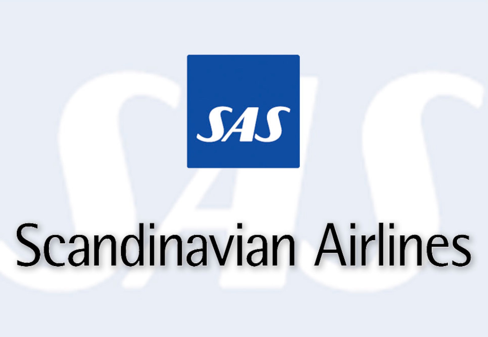 SAS Scandinavian Airlines '98 Logo Handmade 3.25" X 2.25" Fridge Magnet ...
