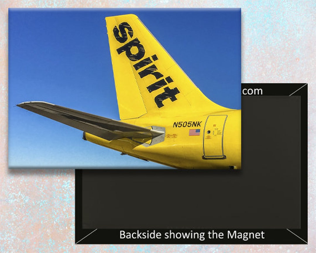 Spirit Airlines Tail Logo Handmade 3.25 X 2.25 - Etsy