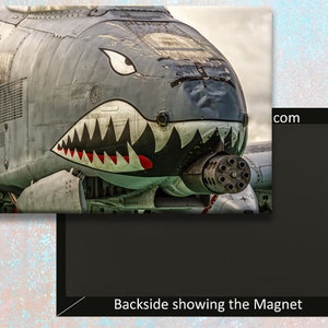 A-10 Warthog Close-Up Handmade 3.25" x 2.25" Fridge Magnet (PMW12012)