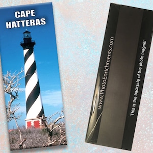 Cape Hatteras North Carolina Lighthouse Handmade 2&quot; x 5&quot; Fridge Magnet (PML4759)