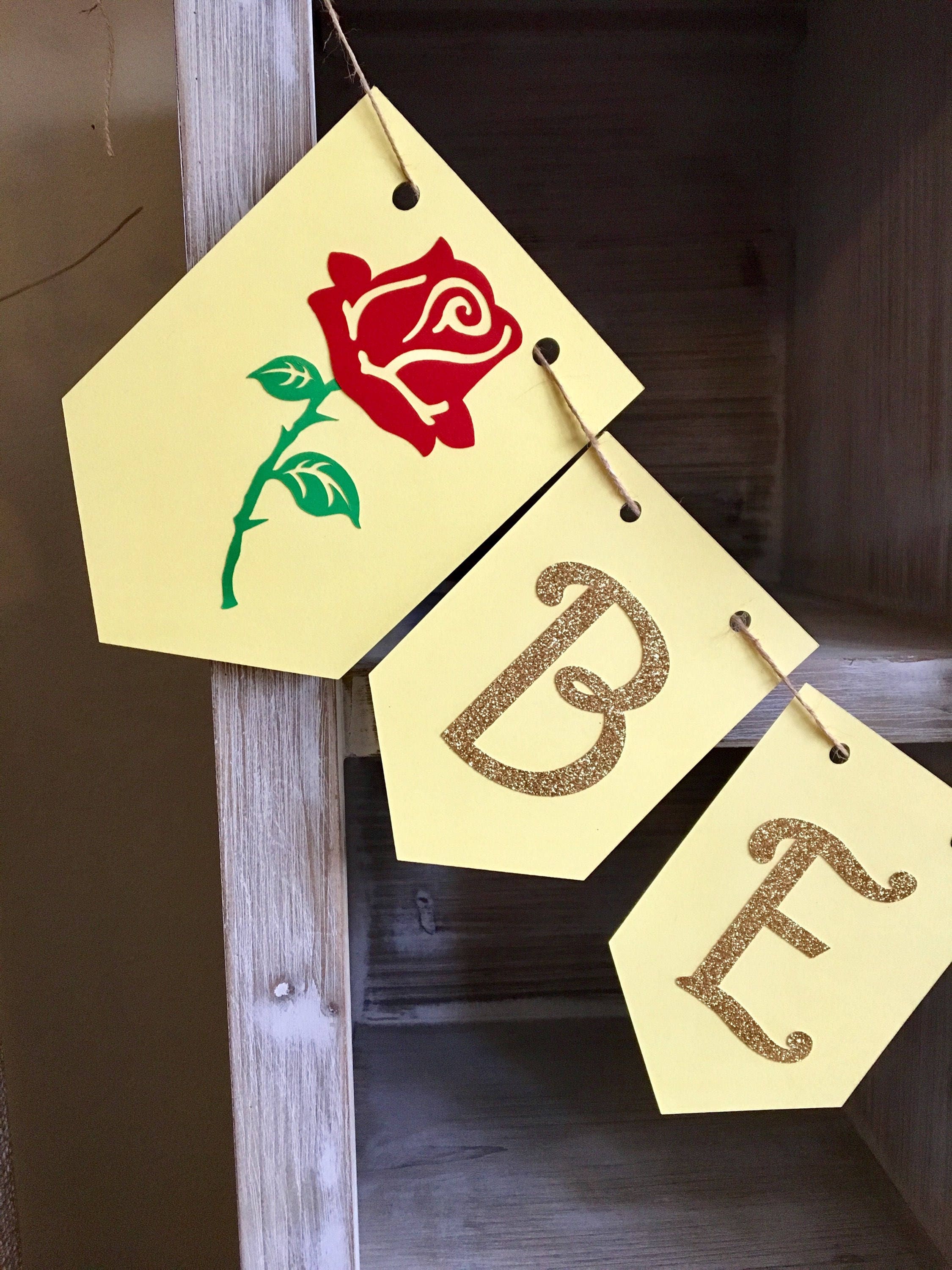 Be Our Guest Banner Etsy