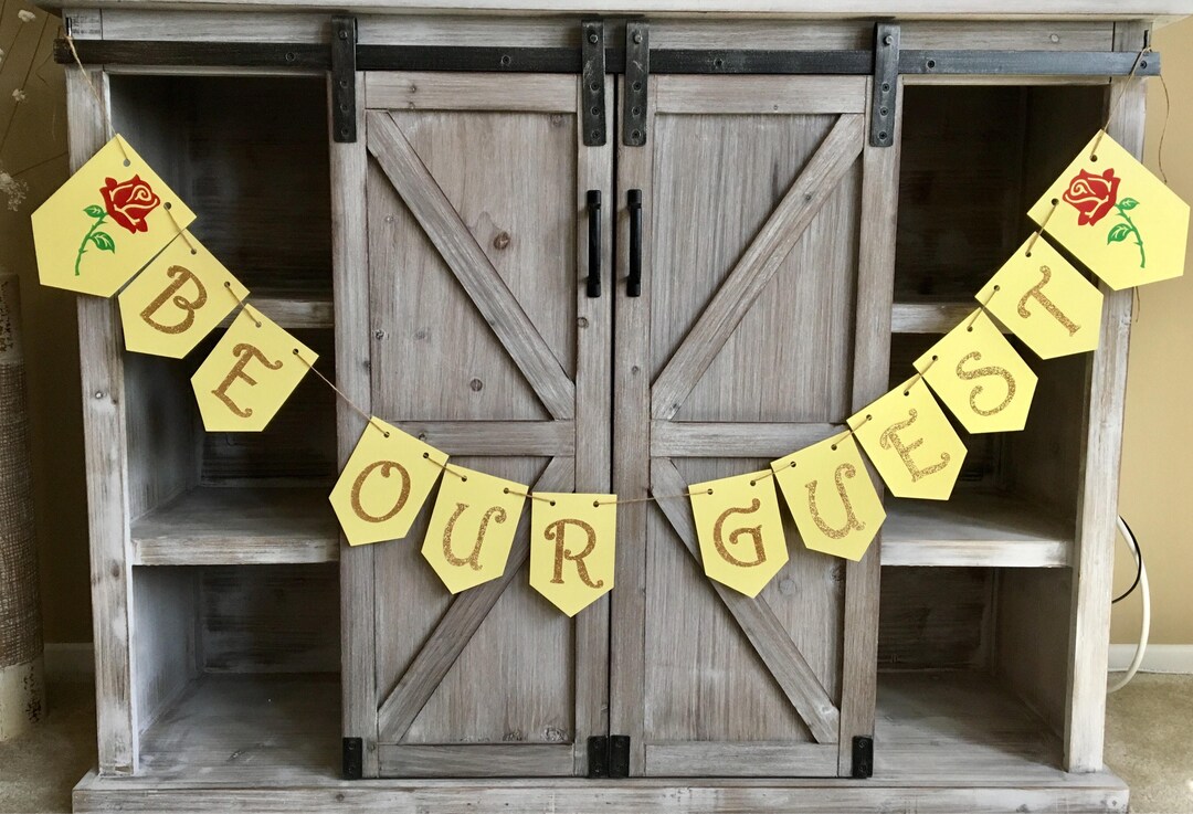 Be Our Guest Banner Etsy