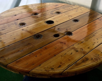 Wire Spool Table Top Only