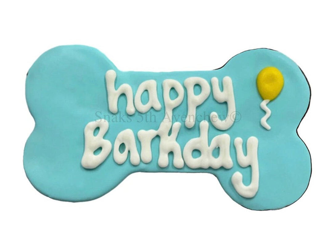 Birthday Dog Bone boy Etsy