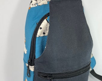 French Bulldog Sling Bag // Unisex Crossbody Sling Backpack with Dogs and Puppies