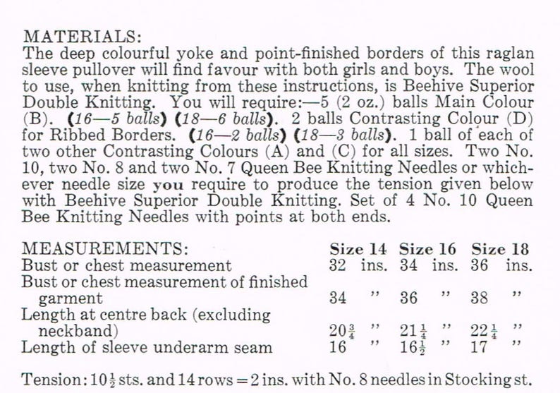 Modèles de tricot des années 50 Pulls pour hommes et femmes Téléchargement PDF Modèles de tricot imprimables Pull Fair Isle des années 1950 image 3