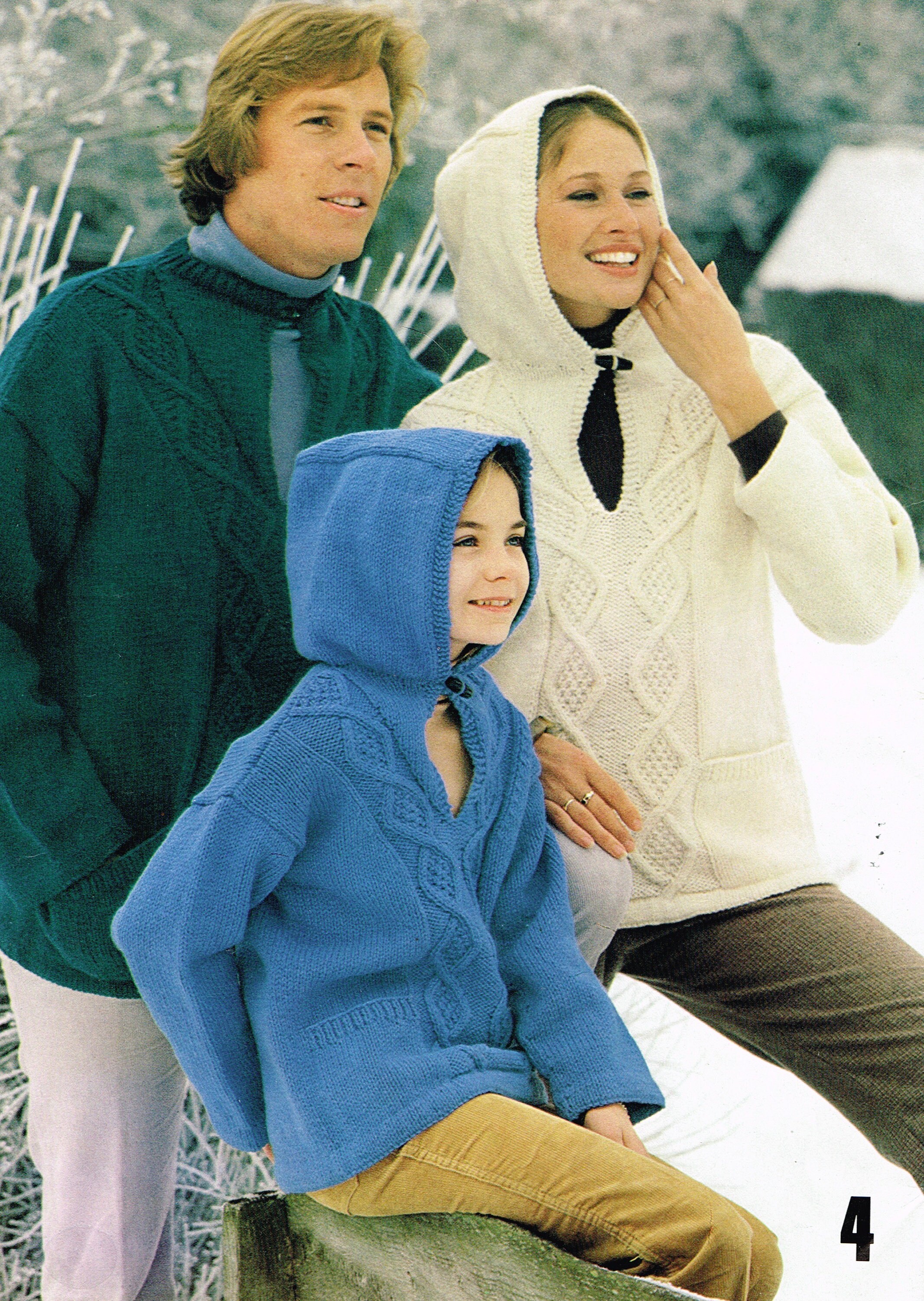 Sweaters Vintage Aran Knitting Patterns 