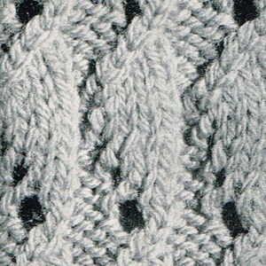 Vintage Women's Knitting Pattern Sea Shells: Womens 50s Lacy Jumper ...