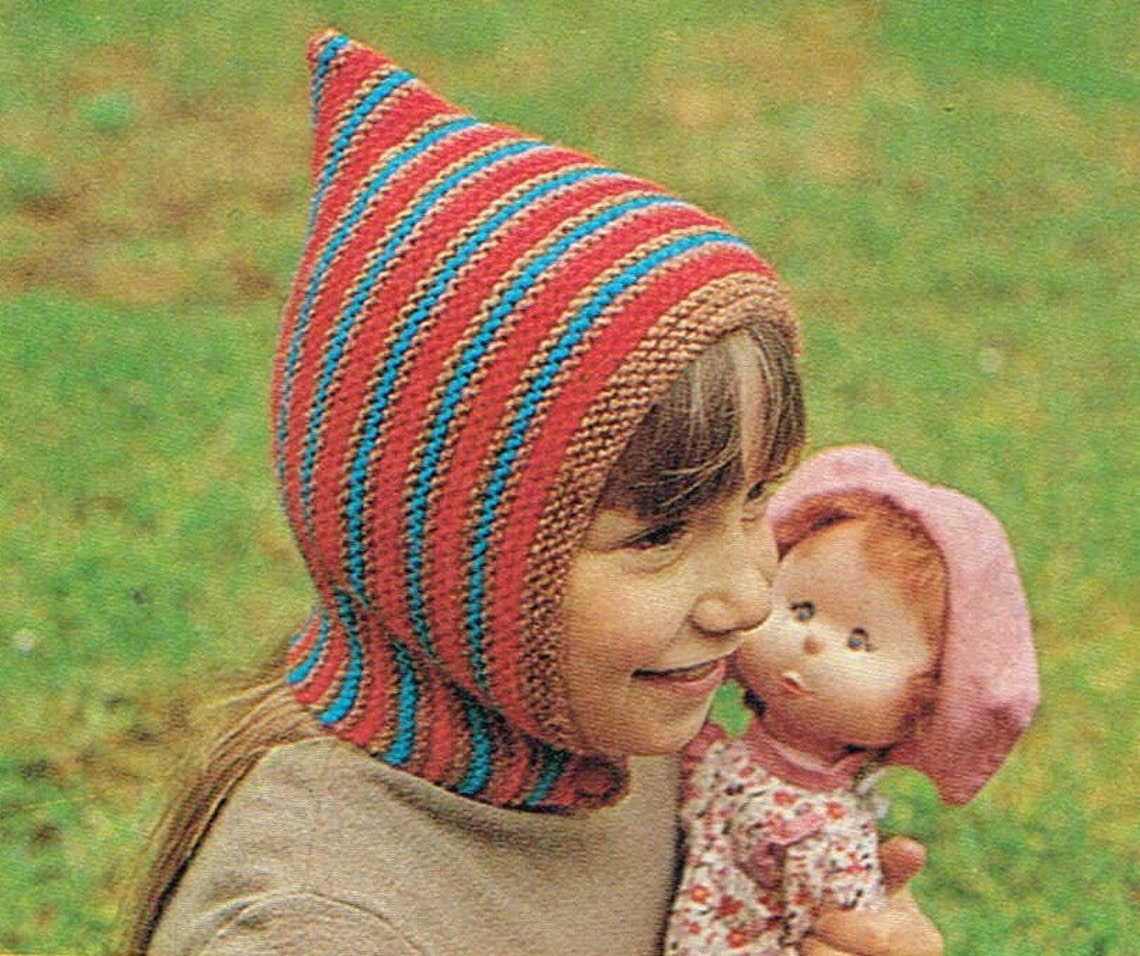 Vintage Knitting Pattern Gnome Hat Knitting Pattern PDF Etsy