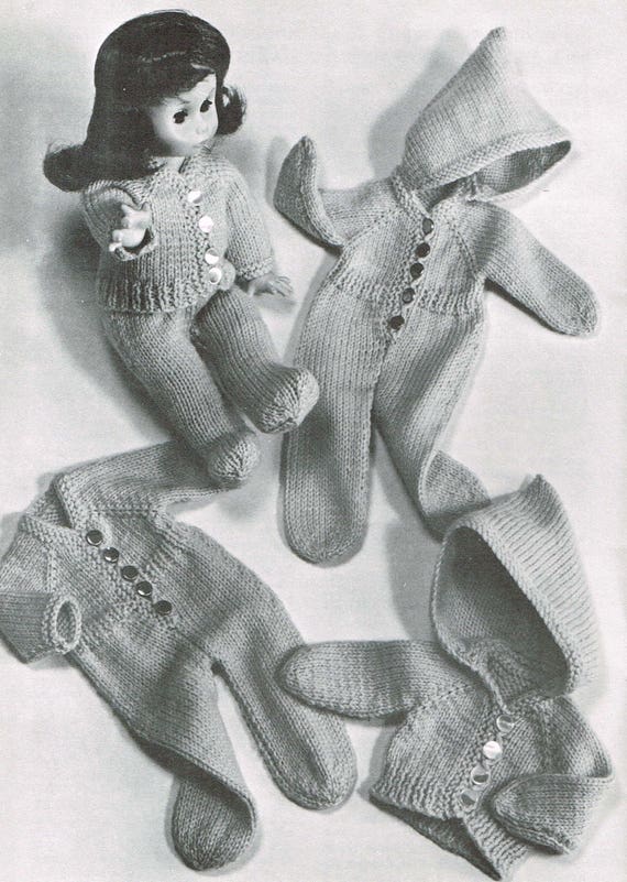 doll snowsuit