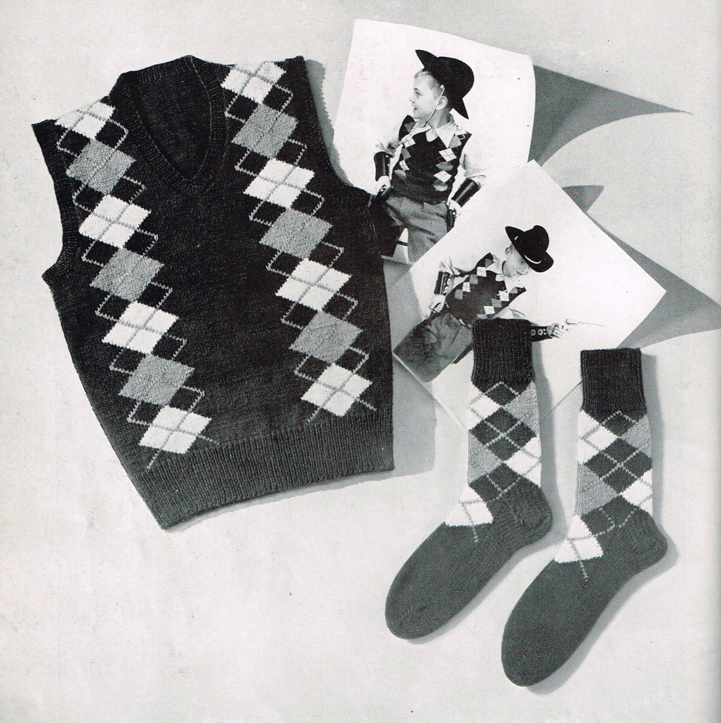 Little Boys Argyle Sweater Vest 