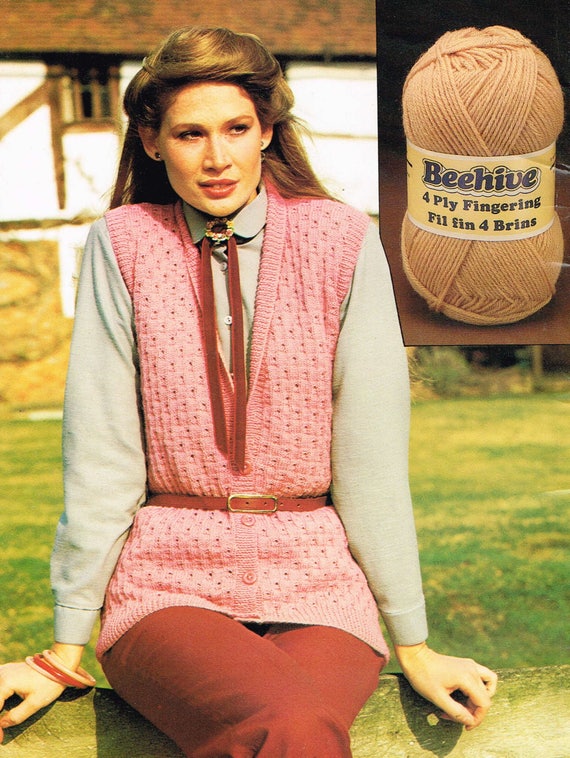 Vintage Knitting Pattern Woman's 
