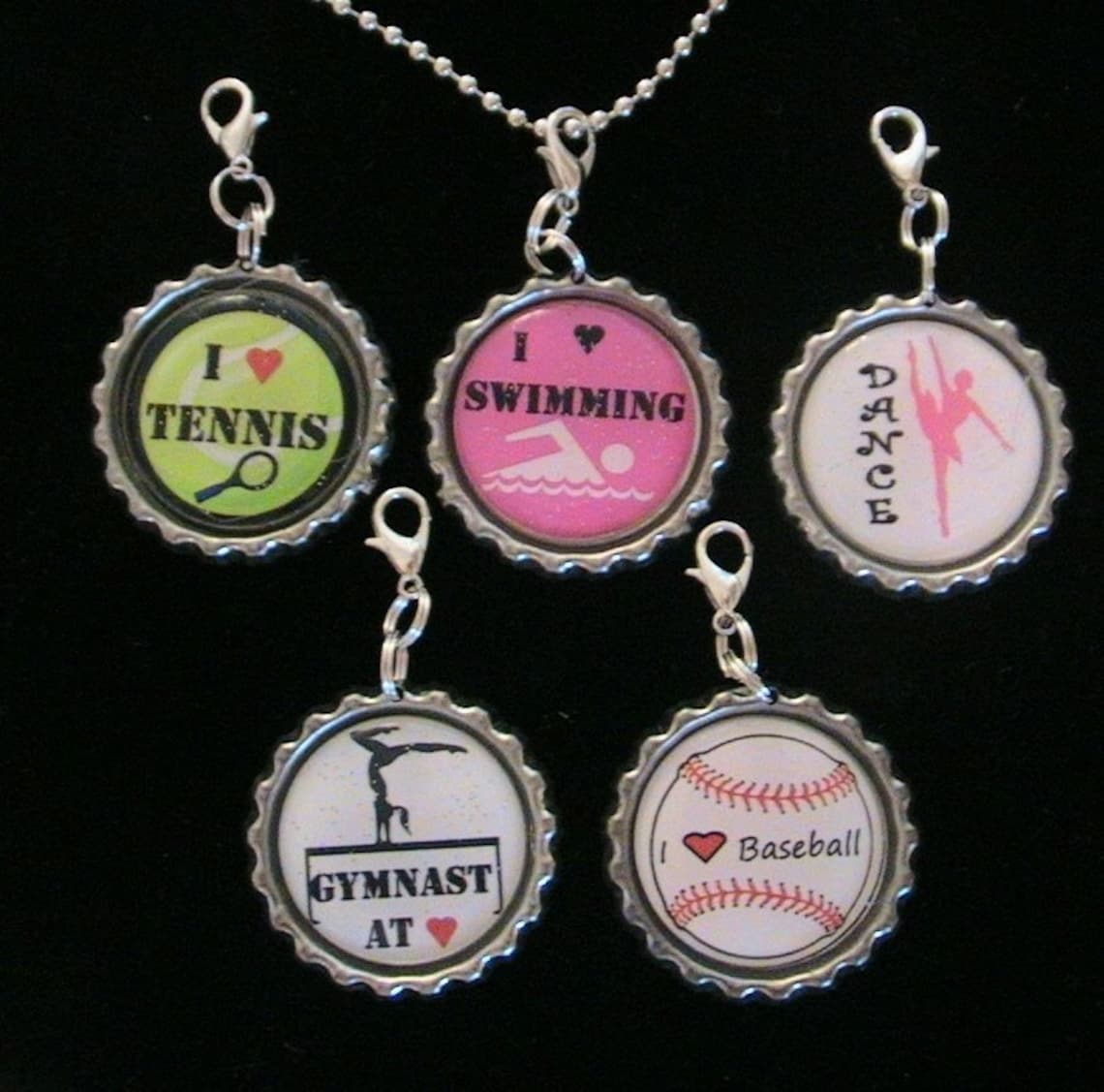 Custom Personalized Sports Athletic Necklace Etsy