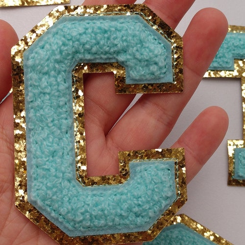White Embroidered Letter Iron on Applique Patchembroidery - Etsy