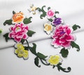 A Pair Embroidered Flower Iron on Applique Patch,Vintage Floral Patch for Clothing or Dress Decorative Embroidery Flower Appliques product logo