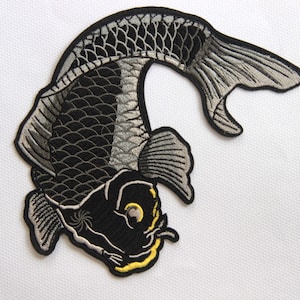Delicate Fish Embroidered Applique Patch,Vintage Fishes Patch for Clothing or Dress,Costume Decorative Embroidery Appliques