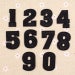 Colorful Embroidered Iron on Numbers Applique Patch,iron on Numerals ...