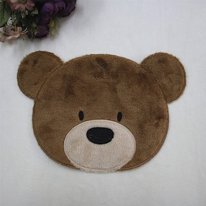 Cute Bear Embroidered Applique Patch,Embroidery Bear Patch for Clothing or T-shirt,Decorative Embroidery Appliques Patches