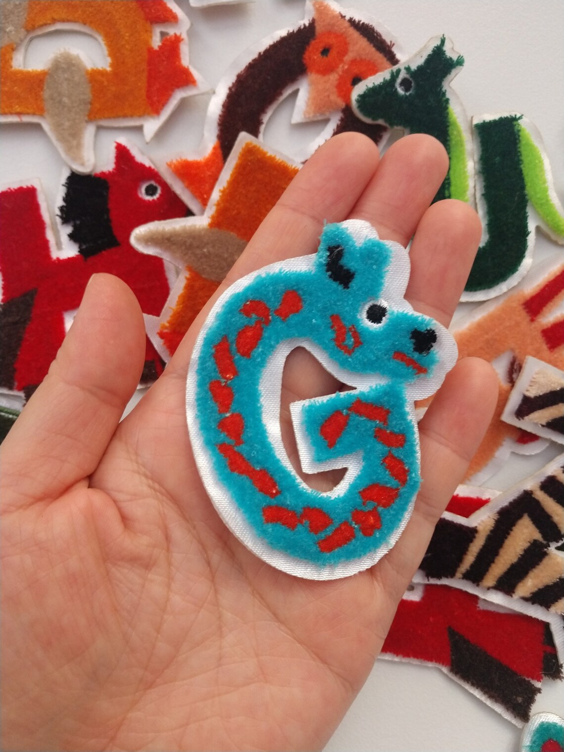 Colorful Embroidered iron on Letters Applique PatchIron On | Etsy