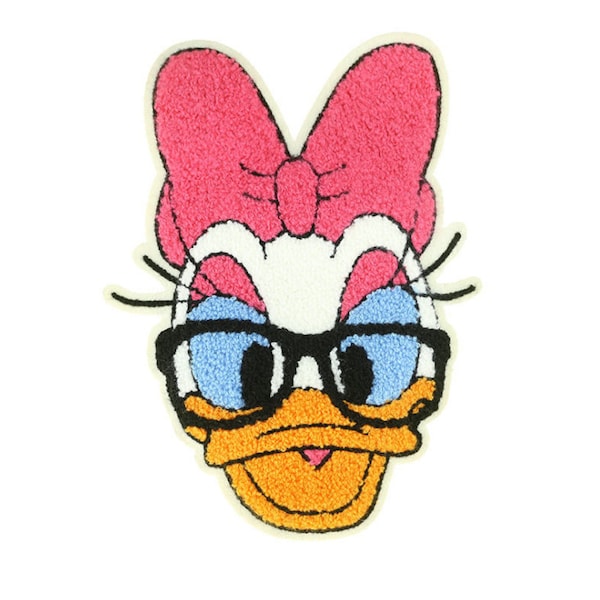 Donald Duck Cartoon Embroidery Applique Patch,Embroidered Cartoon Patch Supplies for Coat,T-Shirt,Jeans Decorative Appliques Patches