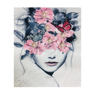 Large Beauty Embroidery Applique Patch,Embroideried Fashion Girl Patch Supplies for Coat,T-shirt or Jeans Decorative Appliques Patches